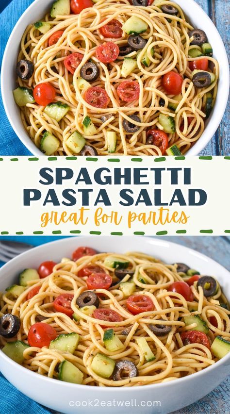 Make our fresh and zesty spaghetti pasta salad! Perfect for cookouts, picnics, or as a tasty side dish for any meal. Easy Homemade Italian Dressing, Cold Spaghetti Salad, Spaghetti Pasta Salad, Spaghetti Salad, Cold Pasta Salad Recipes, Boys Town, Cold Pasta Salad, Best Pasta Recipes, Cold Pasta