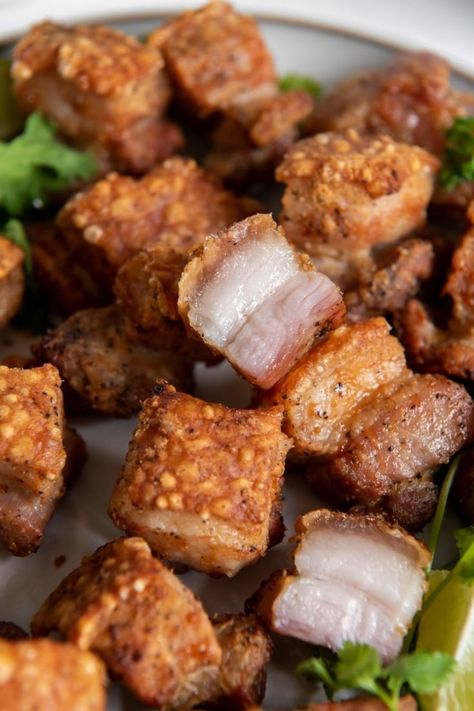 How To Fry Pork Belly, Somlar Machu Kreung, Asian Pork Belly Air Fryer, Keto Pork Belly Recipes Air Fryer, Recipe For Pork Belly, Pork Belly Carnivore, Pork Rashers Recipe Air Fryer, Crackling Pork Belly, Trader Joe’s Pork Belly Air Fryer