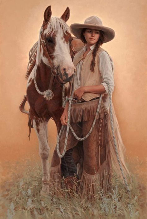 Master Oil Painting, Rodeo Cowboys, Western Artwork, Cowgirl Magazine, Western Paintings, Cowboy Girl, Cowgirl Art, Vintage Cowgirl, Cowboy Art