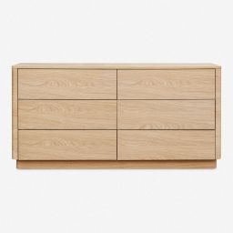 Ryland Dresser curated on LTK Scandinavian Dresser, Light Wood Dresser, Dresser Bed, Oak Nightstand, Walnut Dresser, Oak Dresser, Round Off, Wood Dresser, Double Dresser