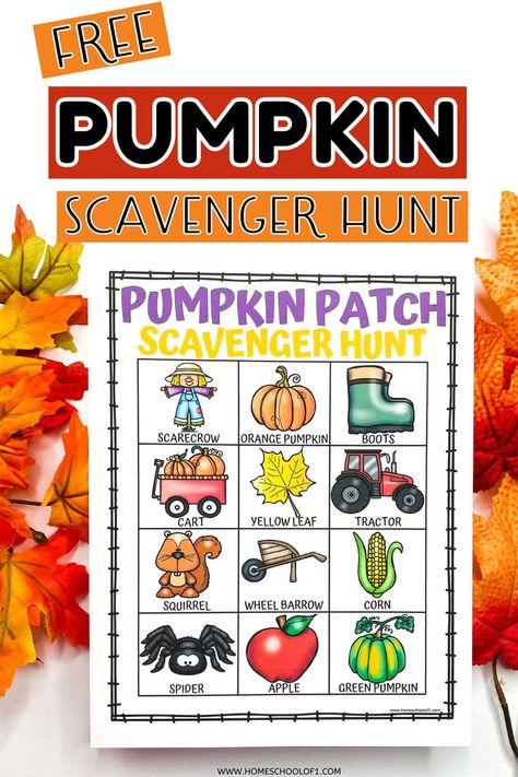 A pumpkin patch scavenger hunt, marking off fall-themed items like pumpkins and scarecrows while enjoying a festive autumn scene. Pumpkin Patch Activities For Kids, Pumpkin Scavenger Hunt, Pumpkin Patch Scavenger Hunt, Fall Scavenger Hunt For Kids, Pumpkin Patch Activities, Fall Scavenger Hunt, Scavenger Hunt Printable, October Activities, Farm Day