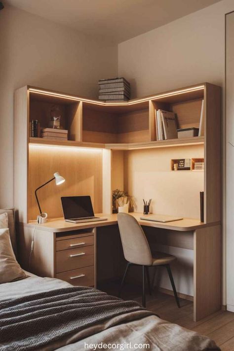 Small Bedrooms Ideas, Narrow Room, Homework Room, Fold Out Desk, Ideas For Small Bedrooms, Narrow Rooms, Floating Desk, Small Bedrooms, Bedrooms Ideas