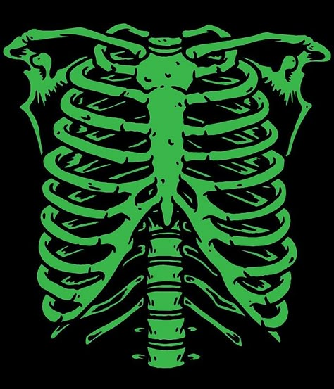 Buy 'Spooky Ribcage Skeleton Neon Green' by RetroGear as a T-Shirt, Classic T-Shirt, Tri-blend T-Shirt, Lightweight Hoodie, Women's Fitted Scoop T-Shirt, Women's Fitted V-Neck T-Shirt, Women's Relaxed Fit T-Shirt, Contrast Tank, Sticker, P... Green Halloween Aesthetic, Ribcage Skeleton, Green Skeleton, Spinal Tap, Last Minute Halloween Costume, Green Halloween, Last Minute Halloween, Dark Green Aesthetic, My Grandmother