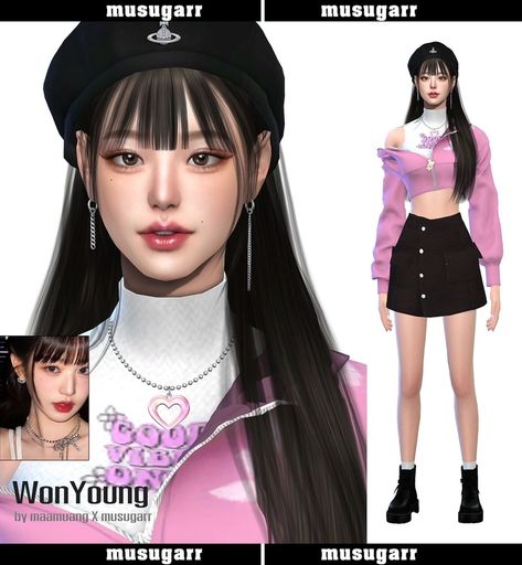 WonYoung - IVE - Sims dump [Early Access] #95✨ | Patreon Wonyoung Sims 4 Cc, Wonyoung Sims 4, Sims4 Sims Dump, Kpop Cc Sims 4, Sims 4 Kpop Cc, Sims Mods, Sims 4 Mods, Korean Hairstyle, Sims Cc