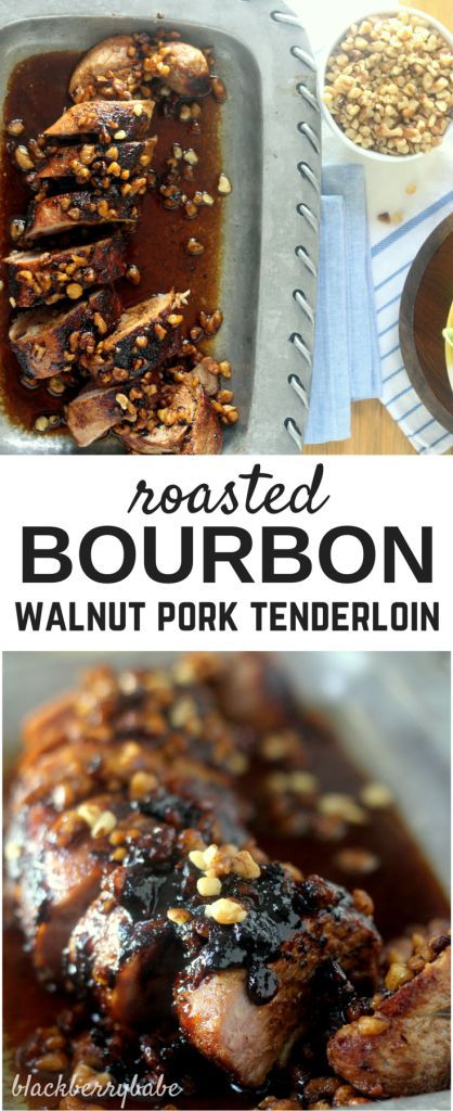 Bourbon Pork Tenderloin, Bourbon Pork, Boozy Recipes, Dinner Pork, Cooking Pork Tenderloin, Pork Tenderloins, Bourbon Room, Fall Meals, Glazed Pork