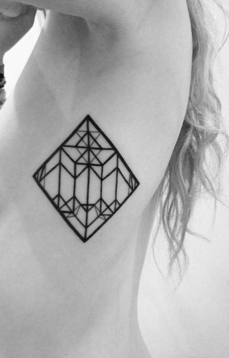 75 Graphically Gorgeous Geometric Tattoos | I love the colored ones 2spirit Tattoo, 42 Tattoo, Art Deco Tattoo, Geometric Tattoo Design, Ink Master, Tattoo Me, Style Tattoo, Tattoo Love, Arte Animal