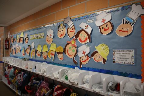 People Who Help Us Display Board, Senior Infants, Book Characters Dress Up, Marvellous Me, Community Helpers Theme, Character Dress Up, People Who Help Us, Display Boards, Preschool Arts And Crafts