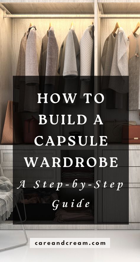 Learn how to build a capsule wardrobe with our step-by-step guide! Filled with tips and practical advice on how to create a chic, minimalist capsule wardrobe. We cover essential pieces and include a handy capsule wardrobe checklist for an organized closet. Learn how to master a streamlined, fashionable lifestyle today! Wardrobe Checklist, Build A Capsule Wardrobe, Capsule Wardrobe Checklist, Organized Closet, Capsule Wardrobe Women, Perfect Capsule Wardrobe, Capsule Wardrobe Basics, Capsule Closet, Capsule Wardrobe Work