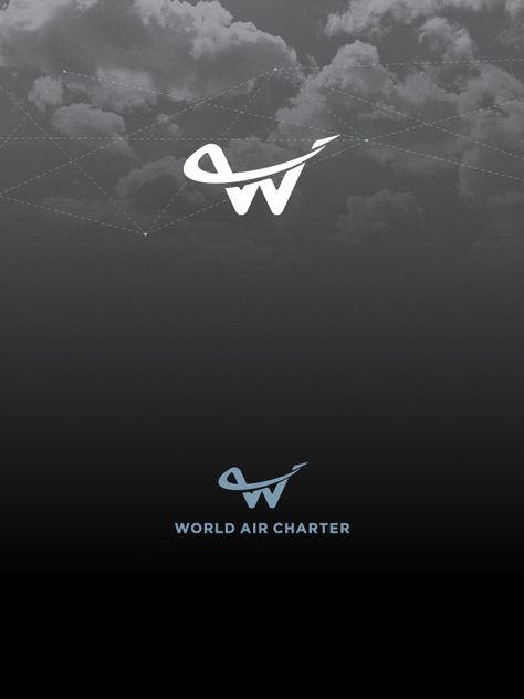 World Air Charter Logo | #corporate #branding #creative #logo #personalized #identity #design #corporatedesign Inspiration Logo Design, Clever Logo, Logo Luxury, Travel Logo, Up North, Corporate Branding, Logo Mark, Logo Branding Identity, Corporate Design