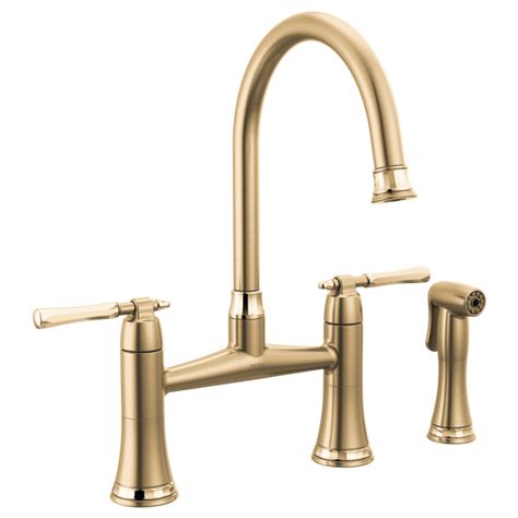 Gold Faucet Kitchen, Art Deco Motifs, Bridge Kitchen Faucet, Bridge Faucet, Gold Faucet, Motif Art Deco, Shower Columns, Bar Faucets, Lavatory Faucet