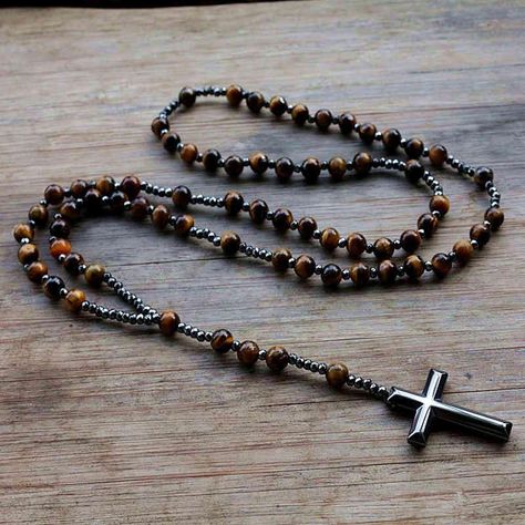 Rosary style necklace