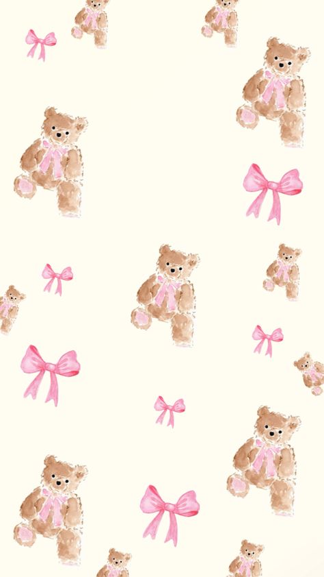 Paper Homescreen, Bear Aesthetic Wallpaper, Hamster Wallpaper, Bear Aesthetic, Christmas Aesthetic Wallpaper, Wallpaper Doodle, Cover Wallpaper, Iphone Homescreen Wallpaper, Disney Princess Wallpaper