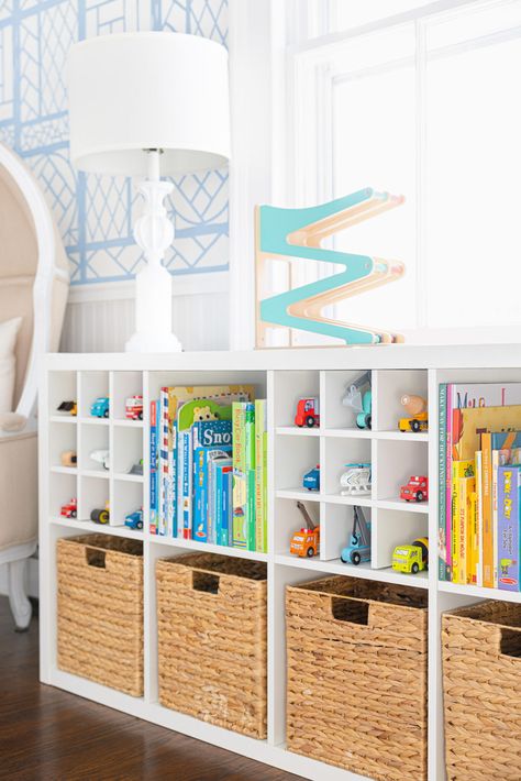 container store baskets Storage Playroom Ideas, Playroom Ideas Basement, Baby Healthy Food, Big Playroom, Kids Playroom Organization, Organization Playroom, Storage Playroom, Playroom Organization Ideas, Ikea Kallax Shelving