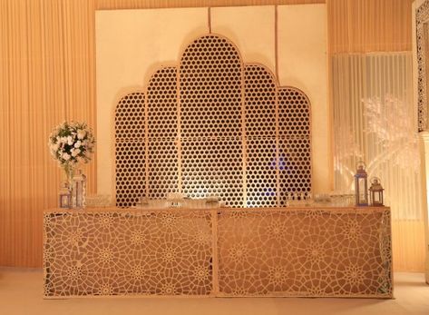 Moroccan Reception Desk, Bar Facade, Ramadan Tent, Rajasthani Theme, Sufi Night, Reception Counter Design, Sheesh Mahal, Tea Stand, Kids Bedroom Wallpaper