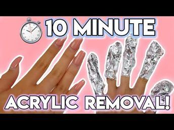 Soak Off Acrylic Nails, Remove Acrylic Nails At Home, Take Off Acrylic Nails, Remove Fake Nails, Remove Acrylics, Remove Acrylic Nails, Real Nails, Acrylic Nails At Home, Cleaning Painted Walls