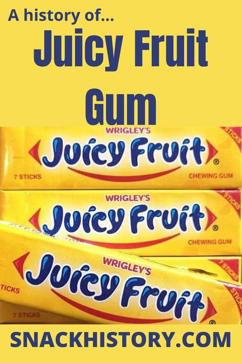 Juicy Fruit Gum Juicy Fruit Gum, Bourbon Whipped Cream, Peach Filling, Gum Brands, Fruit Tattoo, American Desserts, Spiced Pecans, Peach Cobbler Recipe, Receding Gums