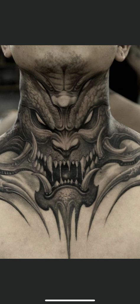 Rose Throat Tattoo Men, Kneck Tattoos, Neck And Throat Tattoos Men, Neck Tats, Front Neck Tattoo, Shoulder Armor Tattoo, Full Neck Tattoos, Best Neck Tattoos, Tattoos Aesthetic