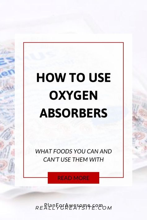 Oxygen absorbers are a key player if you are hoping to store food long term. Learn how to store dry goods using OA, includes a free printable with recommended CCs for different size bags or buckets. Storing Food Long Term, Oxygen Absorbers, Food Canisters, Dried Food, Store Food, Freeze Drying Food, Dried Apples, Printable Checklist, How To Store