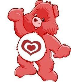 All My Heart Bear | Care Bear Wiki | FANDOM powered by Wikia Care Bears Movie, Bear Songs, Bear Species, Care Bear Party, American Greetings Cards, Care Bears Cousins, Red Fur, Pink Teddy Bear, Bear Party