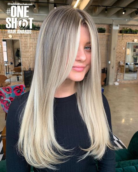 Framing Layers Haircut, Long Blonde Highlights, Long Face Framing Layers, Long Face Framing, Blonde Blowout, Fresh Blowout, River North Chicago, Color Hair Extensions, Layers Haircut