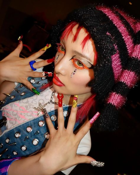 XG | #JURIN #XG #WOKEUP #XG_WOKEUP #XGALX | Instagram Xg Nails, Xg Makeup, Jurin Xg, Xg Jurin, Unique Makeup, July 7, Girl Gang, Shoot Ideas, Outfit Posts