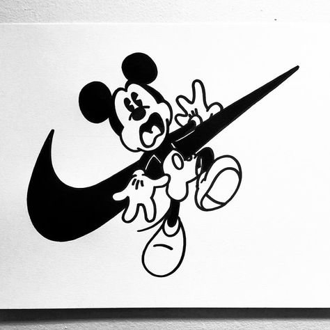 Nike Mickey Mouse, Mickey Mouse Logo, 1930s Cartoons, Tgif Friday, Mouse Logo, The Sandman, I Love My Job, Couple Drawings, Nike Swoosh