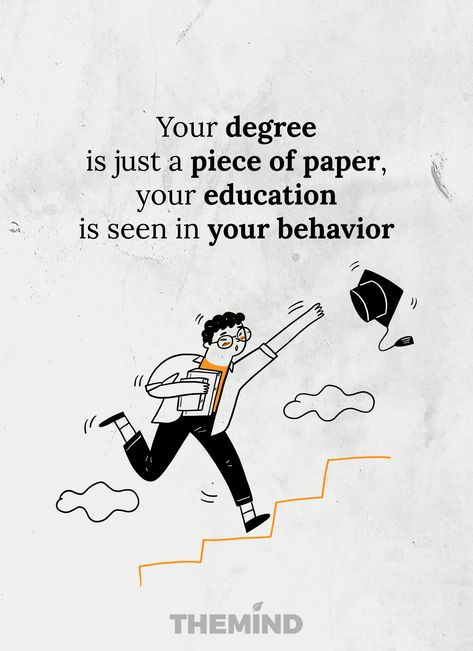 #quotes #education #motivationalquotes #degree Real Education Quotes, Education Quotes Inspirational Knowledge, Examination Quotes, Phd Quote, Degree Quotes, Graduation Robes, Ethics Quotes, Form Filling, Thoughts On Education