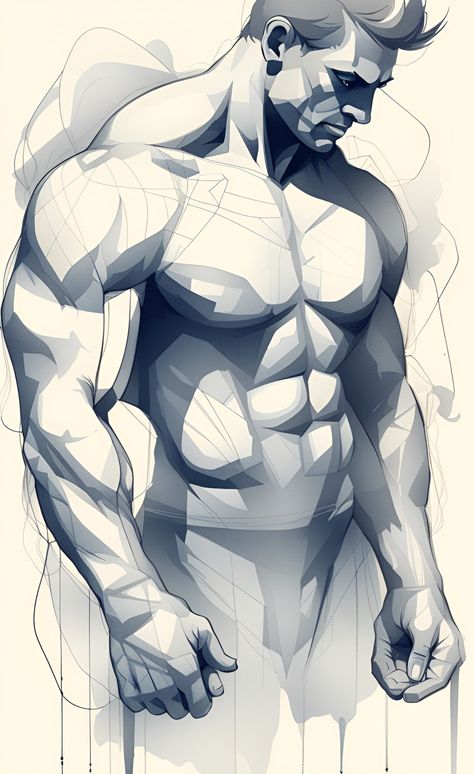 Best Body Builder Wallpaper, Men Body Types Fitness, Bodybuilding Logo Wallpaper, Body Wallpaper Gym, Body Builder Art, Gym Painting, Phone Wallpaper Art, Body Builders Men, Bodybuilding Logo