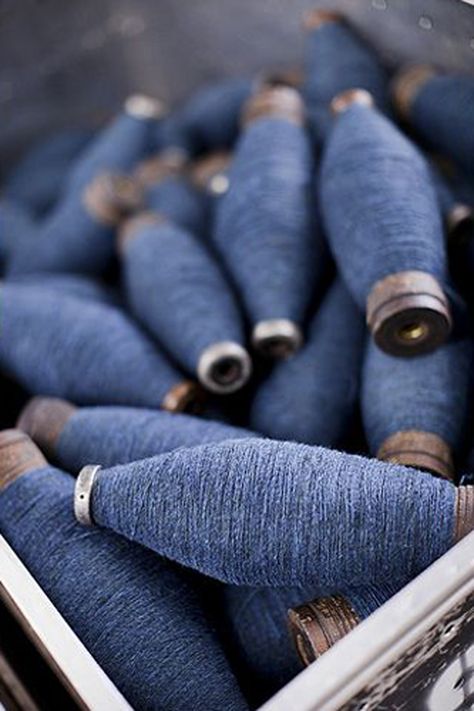 Spools Of Thread, Brooklyn Tweed, Blue Inspiration, Mood Indigo, Colour Board, Feeling Blue, Love Blue, True Blue, Something Blue