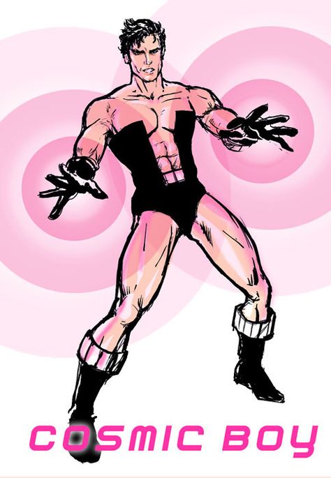 Cosmic Boy by George Gozum Cosmic Boy, Patriotic Pictures, Legion Of Superheroes, Dc Comics Superheroes, Dc Comics Characters, Real Hero, Book Images, Dc Comics Art, Dc Heroes