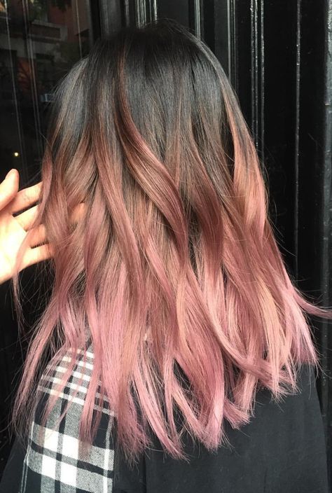 Brown And Pink Hair, Hair Slick, Pink Ombre Hair, Brown Ombre Hair, Disney Hair, Highlights Hair, Ombré Hair, Super Hair, Hair Color Pink