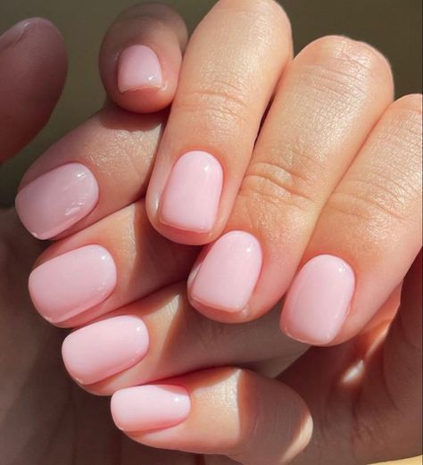 Nail Polish Wedding, Nails Extra Short, Mani Pedi Ideas, Nails Extra, Pedi Ideas, Gel Glue, Pink Gel, February Nails, Her Nails