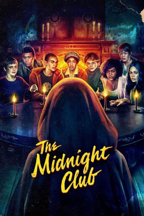 The Midnight Club, Netflix Horror, Midnight Club, The Witcher Geralt, Horror Series, Detective Fiction, Key Art, Club Poster, Tv Series Online