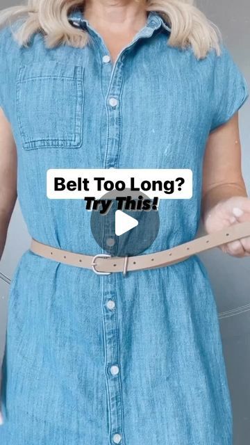 Katrina Bowman|Style Tips & Affordable Amazon Fashion on Instagram: "I think this is such a cute way to loop your belt! Will you try it?

#belthack #belts #stylehack #fashionhacks #fashionhack" Amazon Fashion, Beauty Secrets, Try It, Belts, Style Tips, On Instagram, How To Wear, Fashion Tips, Instagram