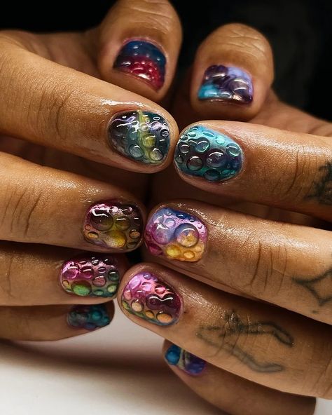 Best 555+ Short Nail Designs 2 Short Decorated Nails, Eclectic Nail Art, Cool Short Nail Designs, Pretty Short Nail Designs, Super Short Nail Designs, Funky Short Nails, Short Nail Designs Simple, Nail Designs Simple Short, Short Funky Nails