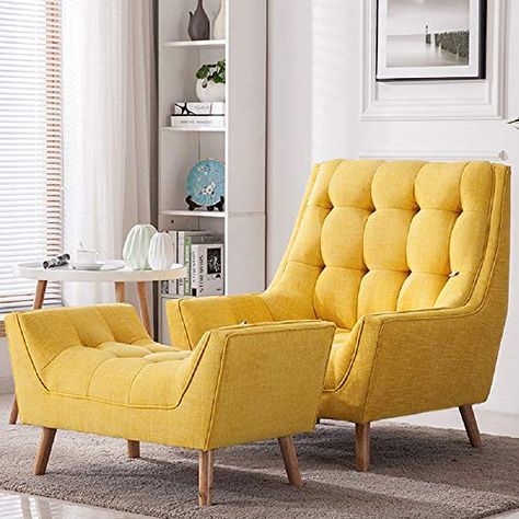 Reupholstery Ideas, Chair Reupholstery, Single Seater Sofa, Fireside Chairs, Couches For Sale, Contemporary Armchair, Luxury Chairs, Yellow Bedroom, Contemporary Chairs