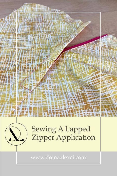 Lapped Zipper, Zipper Tutorial, Apparel Sewing, Sew Zipper, Covered Dog Bed, What To Use, Clever Ideas, Sewing Tips, How To Sew