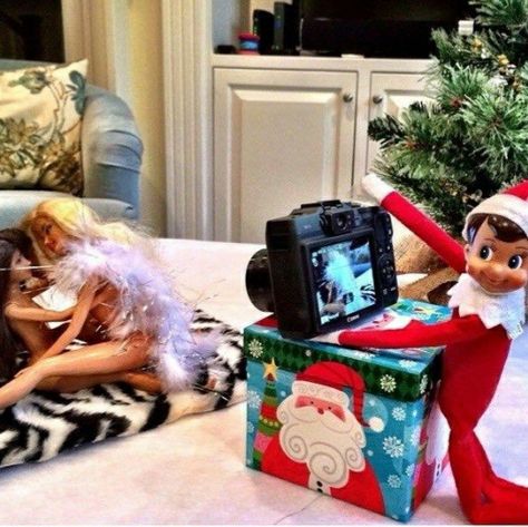 Bad Elf, Bad Santa, Bad Barbie, Elf Fun, Strip Club, 14th Birthday, Family Day, A Shelf, Barbie Friends