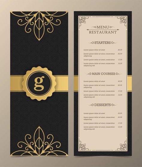 Menu Layout, Menu Design, Layout, For Free, Restaurant, Design