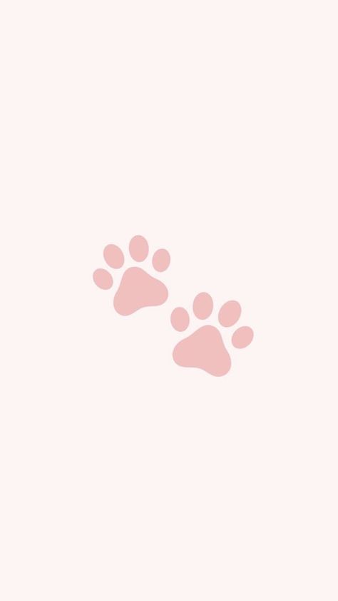 Bedroom Wallpaper Aesthetic, Bedroom Wallpapers, December Aesthetic, Wallpaper Gatos, Bathroom Wallpaper Ideas, Paw Wallpaper, Wallpapers For Living Room, Dog Emoji, Pink Paw Print