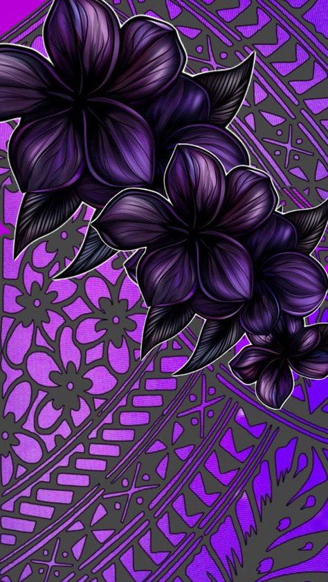 Plumeria Wallpaper, Samoan Art, Plumeria Tattoo, 2000s Wallpaper, Polynesian Tattoo Designs, Polynesian Art, Polynesian Designs, Lovely Flowers Wallpaper, Cartoon Character Pictures