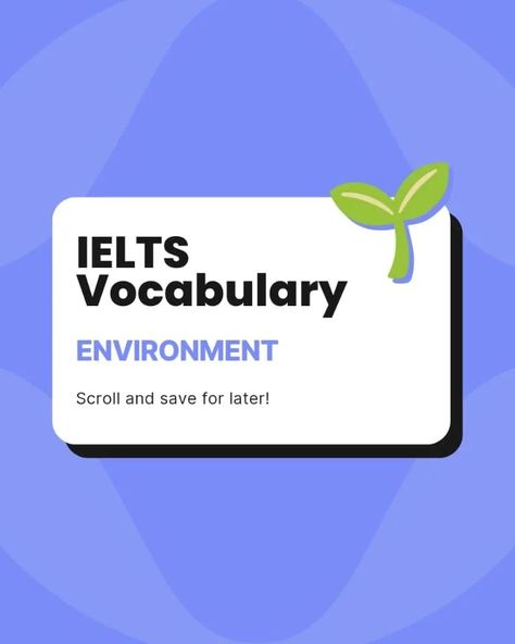 Learn essential IELTS Vocabulary with SmallTalk2Me! These words will help you sound more fluent and proficient in IELTS Speaking and will help you get your point across in IELTS Writing. Need to prepare for IELTS but don't know where to start? Join our IELTS Crash Course: follow along with a study plan, practice with numerous mock tests, receive expert feedback and band score estimation. You'll be more prepared and ready in no time #englishtips #ielts #ieltsspeaking #ieltslistening #ieltswr... Ielts Words, Ielts Vocabulary, Ielts Listening, Ielts Speaking, Ielts Writing, English Tips, Study Plan, Mock Test, Crash Course