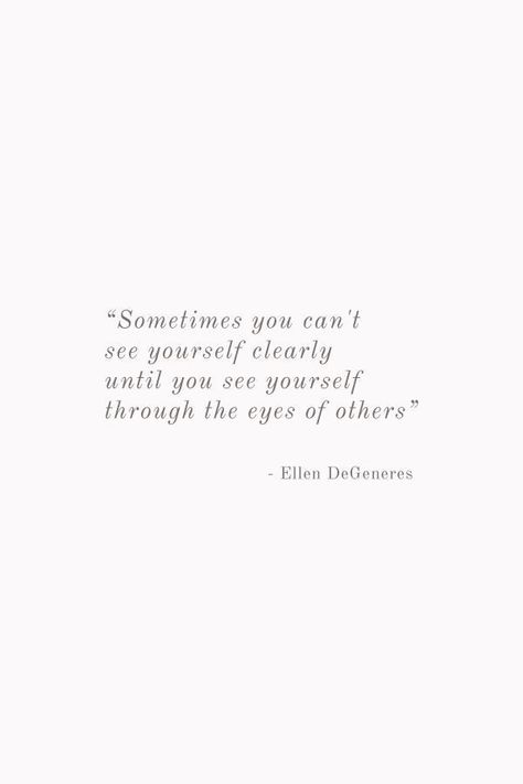 Ellen DeGeneres Quote - Inspirational Quotes from Strong women - Bea & Bloom Creative Design Studio #inspiration #lifequotes #quotes Yoga Intentions, Studio Quotes, Ellen Degeneres Quotes, Ellen Burstyn, Quotes Dream, Inspirational Life Quotes, Creative Design Studio, Quotes Ideas, Best Positive Quotes