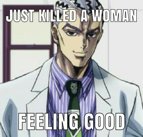 Woman Expression, Woman Vampire, Live Wallpaper Anime, Jojos Bizzare Adventure, Kira Yoshikage, Jjba Memes, Image Meme, Yoshikage Kira, Hey Bro