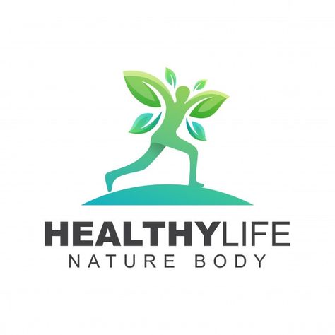 Towards healthy living logo, people leaf... | Premium Vector #Freepik #vector #logo #template #geometric #man Run Logo Design, Healthy Logo Design, Living Logo, Run Logo, Healthy Logo, Massage Therapy Techniques, Clinic Logo, Logo Design Diy, Water Logo