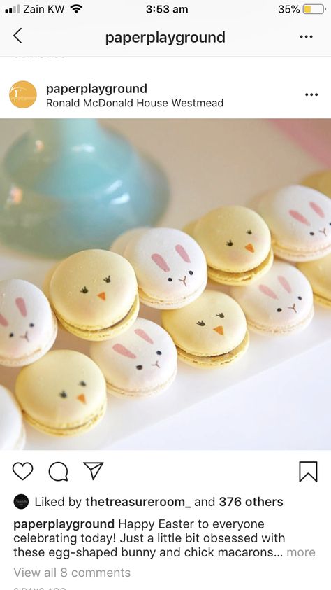 Easter Meringue Ideas, Macaroon Decoration Ideas, Easter Macaroons Ideas, Macrons Decoration, Easter Egg Macarons, Easter Macarons Ideas, Cute Macaron Ideas, Macarons Easter, Easter Macaroons