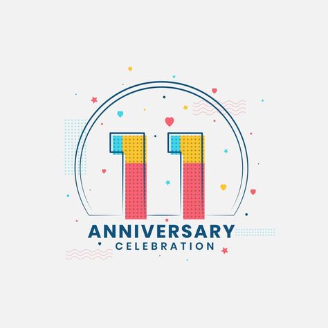 11 Anniversary celebration, Modern 11th Anniversary design 11 Anniversary, Anniversary Design, 11th Anniversary, Wedding People, Heart Tree, Logo Banners, Cityscape Photos, Nature Backgrounds, Heart With Arrow