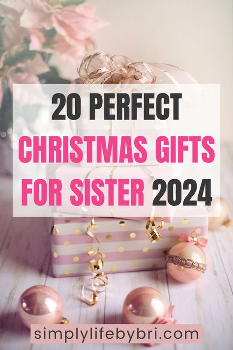 christmas gifts for sister Gift Basket For Little Sister, Birthday Gift Ideas For My Sister, Birthday Gift For Big Sister, Big Sister Birthday Gift Ideas, Birthday Gifts For Big Sister, Cricut Sister Gifts, Gift Basket For Sister Birthday, Sister Birthday Gifts Ideas, Sister Basket Ideas