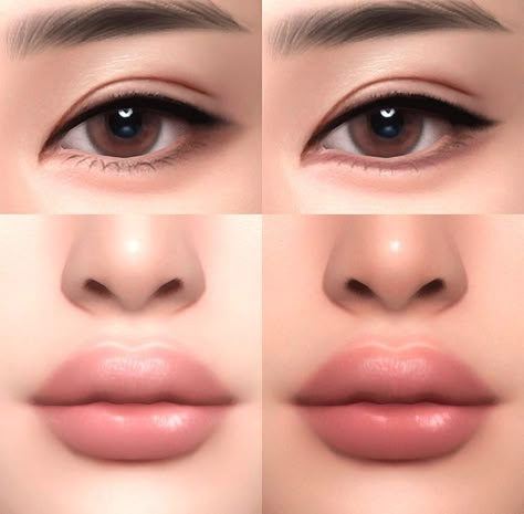 Sims4 Eyes Preset, Sims Cc Anime, Ts4 Eye Presets, Ts4 Mods, Sims 4 Cc Eyes, Sims 4 Tsr, Sims 4 Cas Mods, The Sims 4 Skin, Makeup Cc