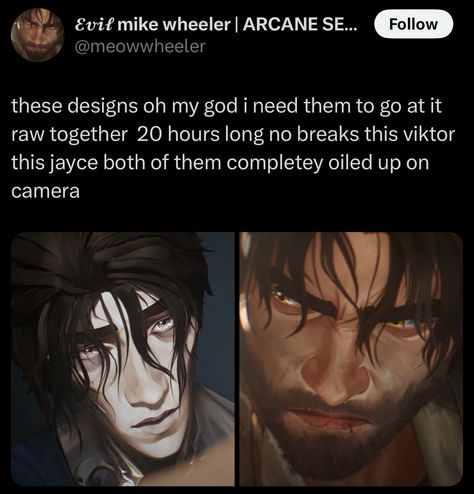 jayvik | jayce and viktor Jayce Viktor Fanart, Arcane Jinx And Viktor, Jayce X Victor Arcane Fanart, Jace And Viktor, Jayce And Viktor Pfp, Jayce X Viktor Fan Art, Jayce X Viktor Season 2, Jayce And Viktor Matching Pfp, Jayvik Season 2